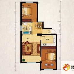 南山学府样板间户型图6号2单元2 ...