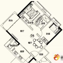 越秀岭南山畔户型图