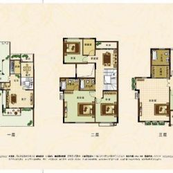 中富美林湖四期T-18-01户型户型 ...