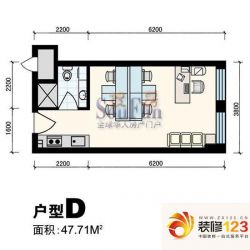 天富公馆户型图