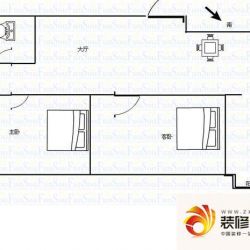 长春工业大学公寓 2室 户型图 ...