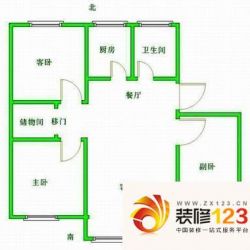 恒达清水园户型图户型图 3室2厅2 ...