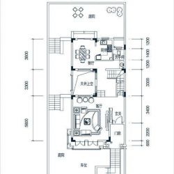 心境山水郡户型图B5户型1F 4室2 ...