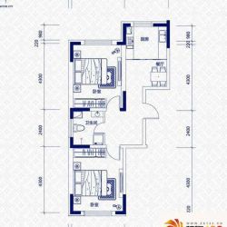 台北雅苑户型图C1户型图 2室1厅1 ...