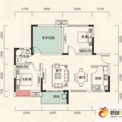 锦地繁花户型图