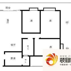 东华花园户型图3室2厅户型图 3室 ...