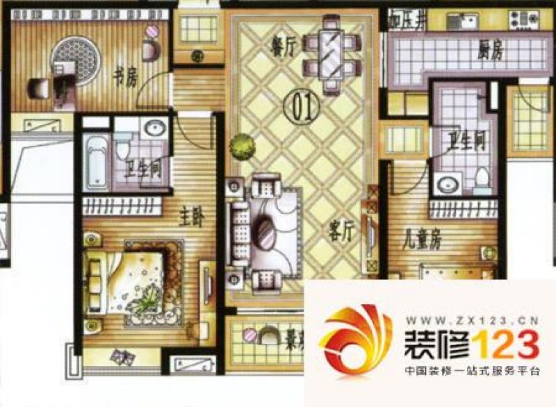 保利东江首府a5-3栋户型图.