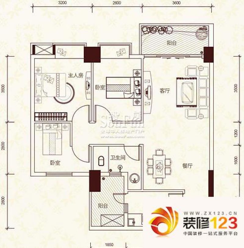 凯旋郡御景豪庭户型图二期1栋01 ...