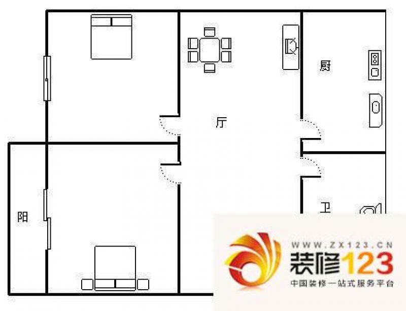 紫金公寓户型图2室 户型图 2室1 .