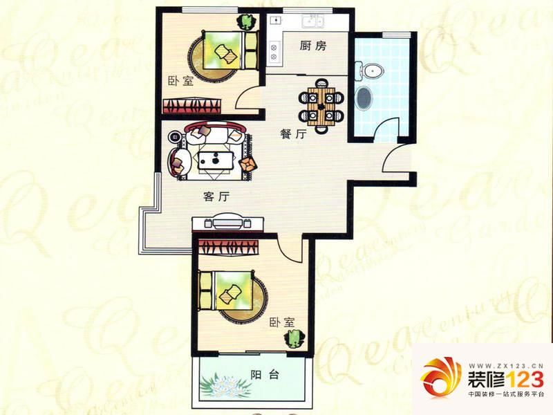 欧美世纪花园a/f户型户型图 .