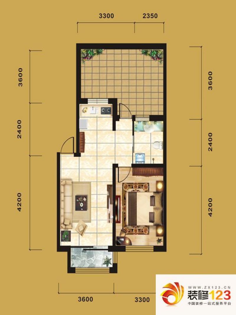 青石花语户型图8号楼 U户型图 1 ...