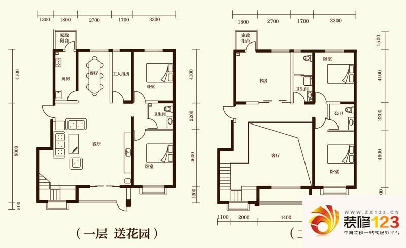 迁安晨曦家园晨曦家园户型图d-3a户型 3室2厅1.