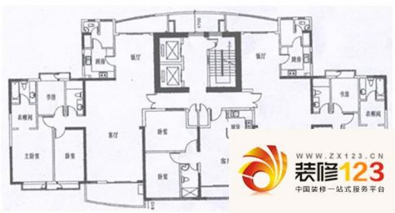 雍华庭二期 户型图