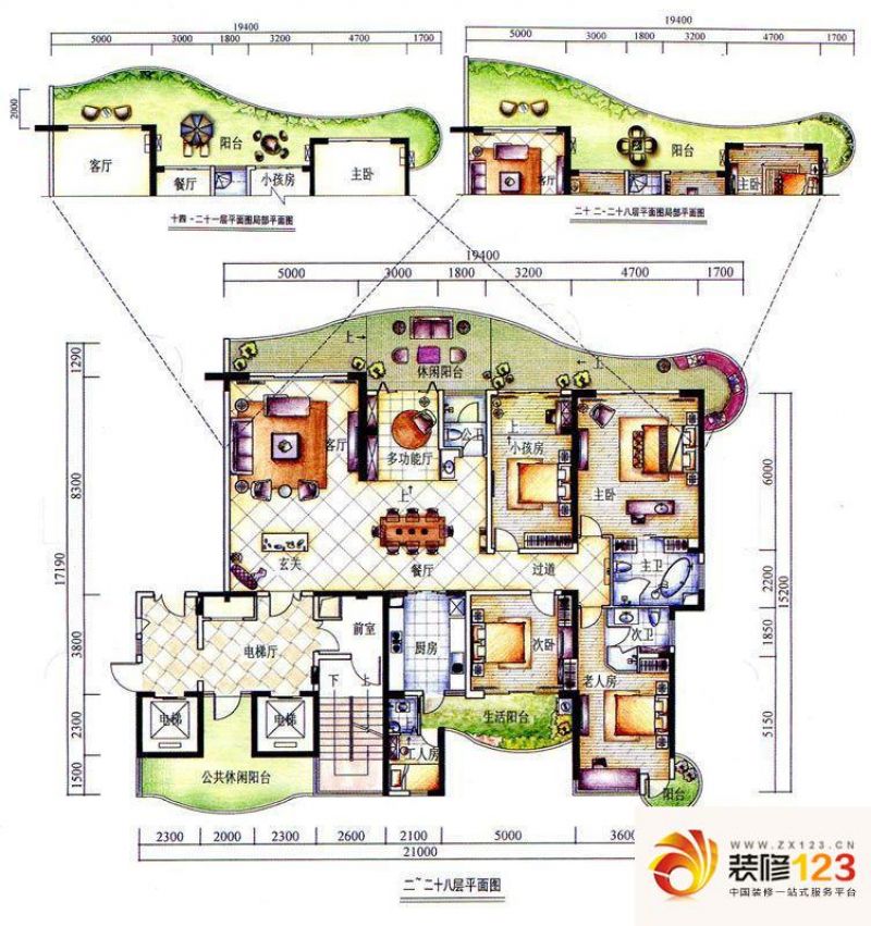 御花苑天B湾户型图8-9栋凌湖墅1/ ...