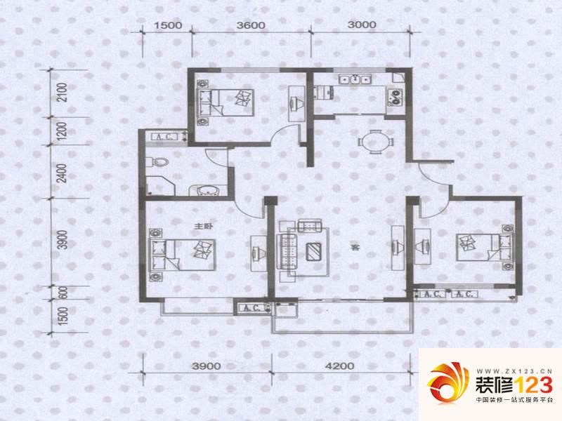 合肥长城天一家园长城天一家园17#s1户型户型图.