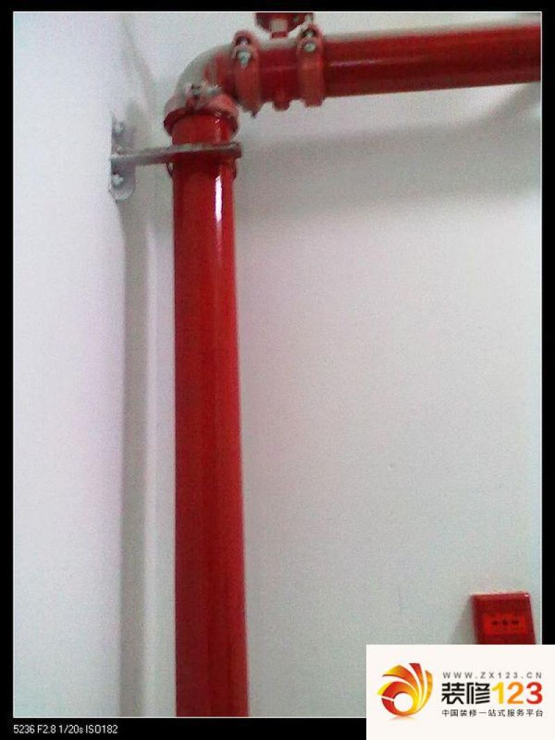 优活城实景图5号楼消防管道(20121 .