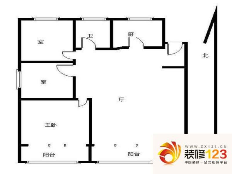 新城市花园户型图户型图 3室 3.