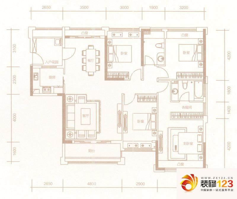 惠东国际新城户型图二期C2户型图 ...