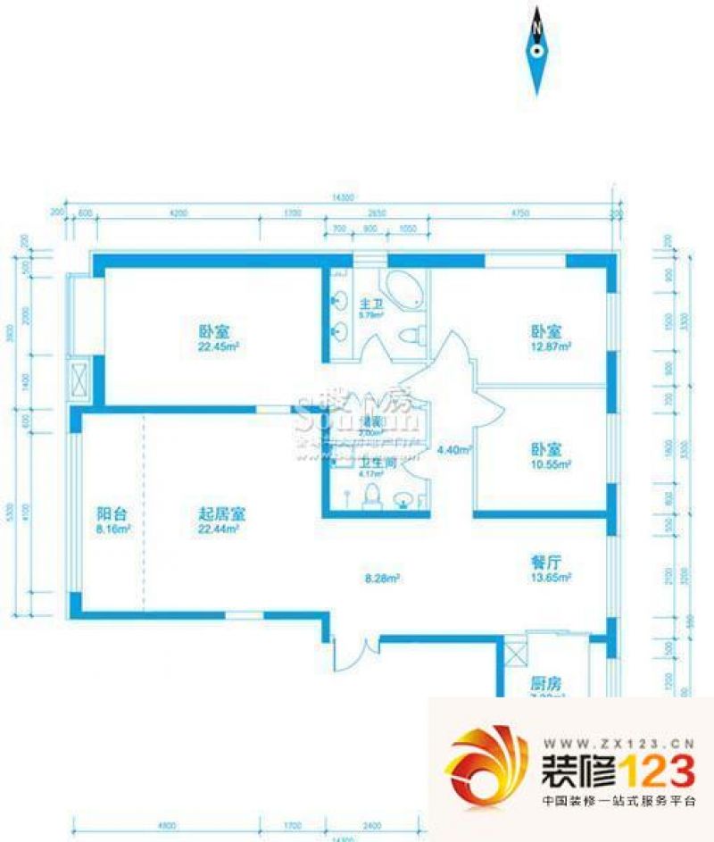 哈尔滨盟科视界盟科视界户型图d户型 2室2厅1卫1 .