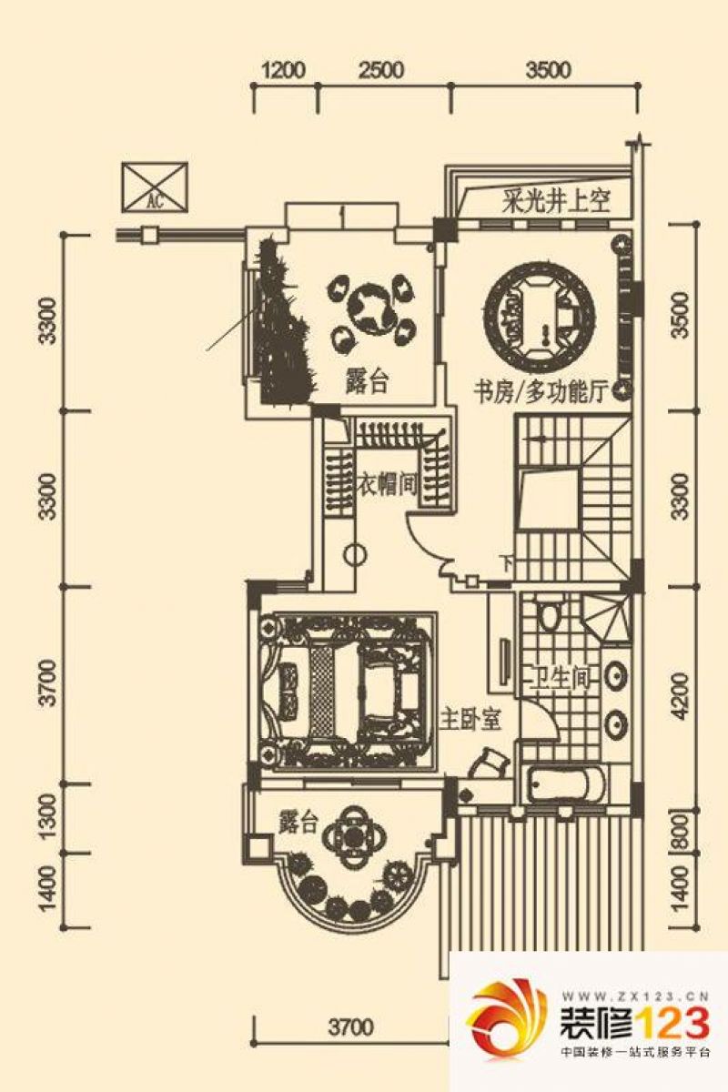 惠州金融街巽寮湾金融街巽寮湾c户型户型图.