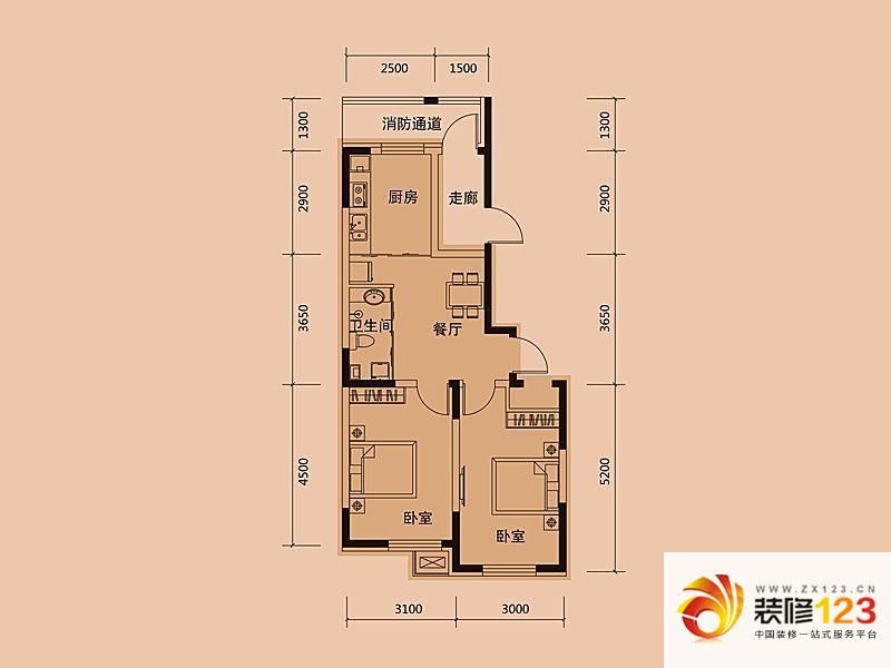 长春新星宇和源新星宇和源户型图45-02户型图 1.