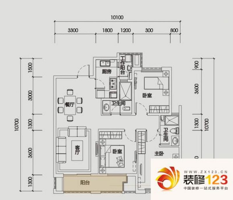 长沙三一街区三一街区c户型户型图图片大全-我的小区