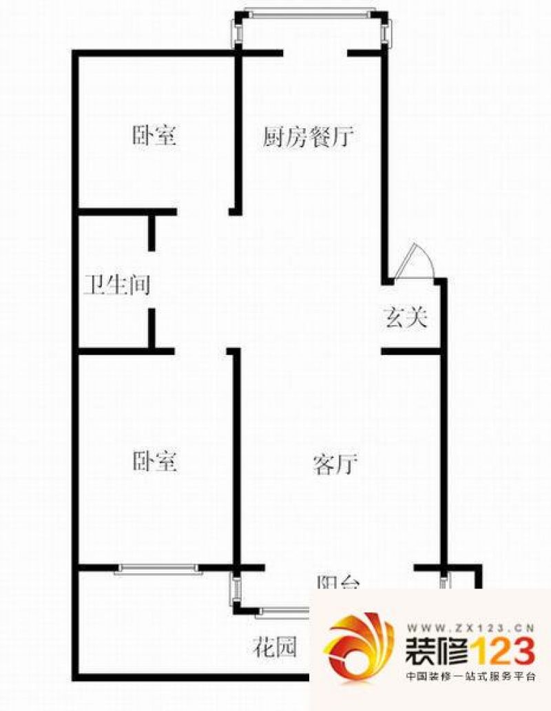 示范和平家园(二期)户型图示范 .