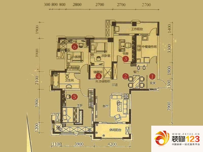 合肥华邦光明世家华邦光明世家13#14#楼f3户型图 .