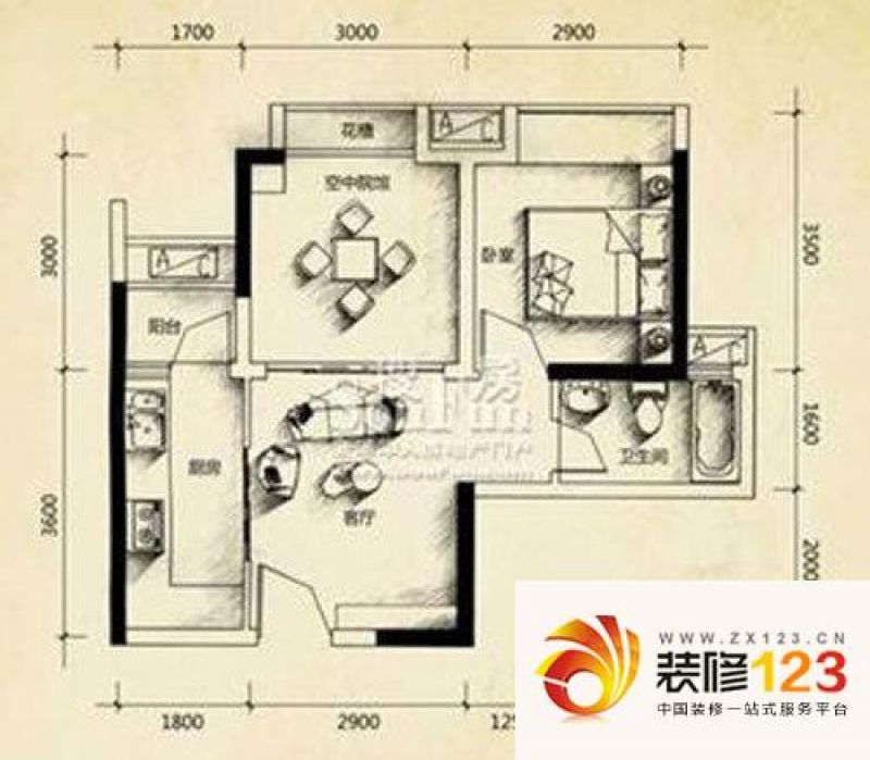 重庆奥园康城a区奥园康城e型3,4号户型图 .图片大全