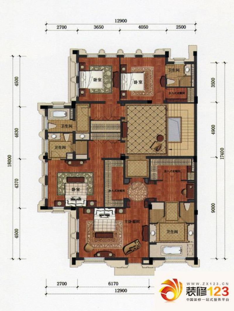 绿城慈溪玫瑰园户型图排屋边套i .