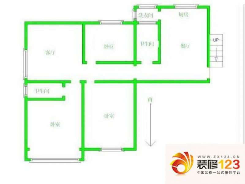 苏城北苑户型图户型图 3室 .