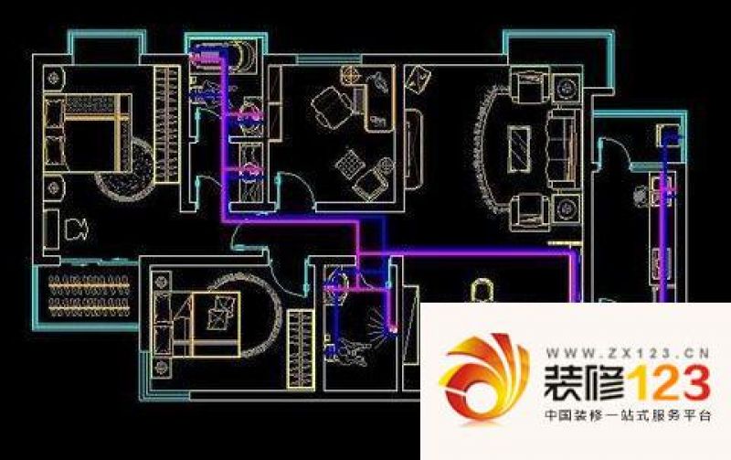 滨江公寓户型图户型图 3室 3室2 .