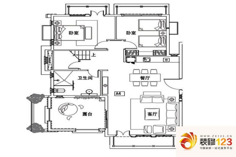 万科双月湾洋房户型图