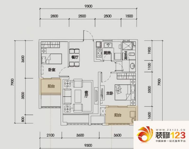 长沙三一街区三一街区c户型户型图图片大全-我的小区