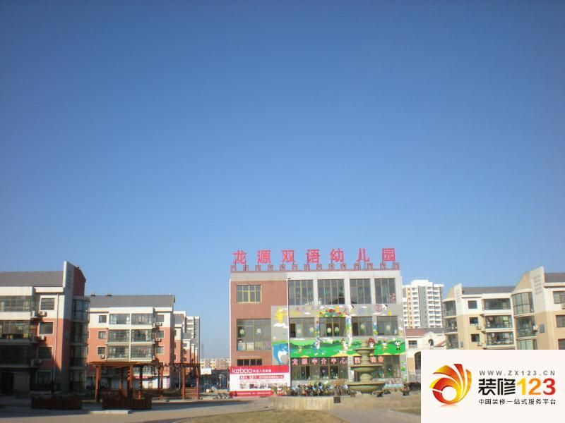 龙源小区外景图三期鸟瞰图 .