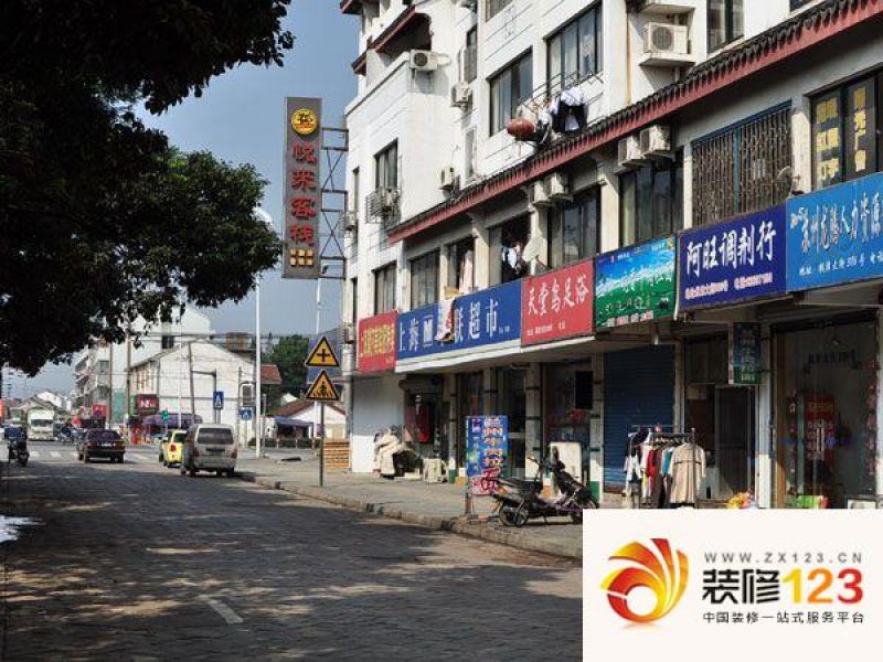 枫津大街商铺外景图苏州枫桥大街 .