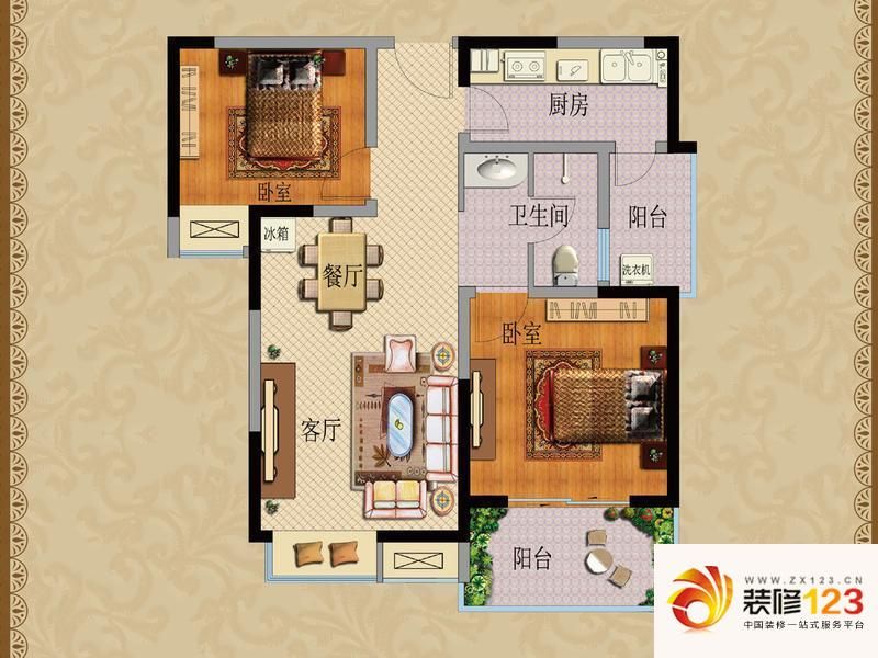 方圆经纬F4户型户型图