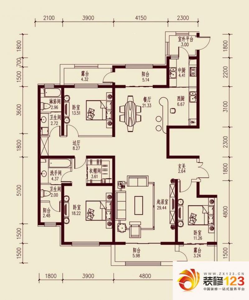 阅江山户型图二期a区 2#楼 标准 .