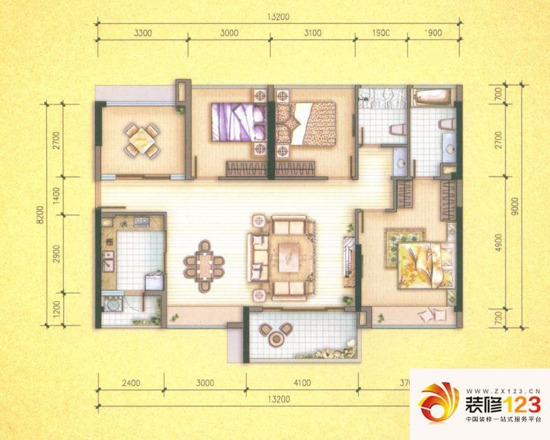 东莞上东国际二期上东国际二期户型图23栋2单元标 .