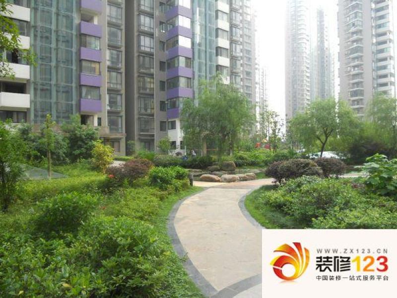 湘江世纪城瑞江苑外景图 .