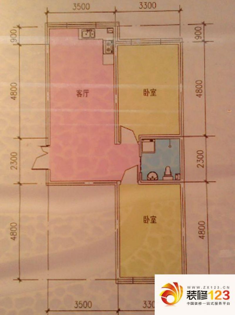 世纪馨园户型图a户型图 2室1厅1 ...