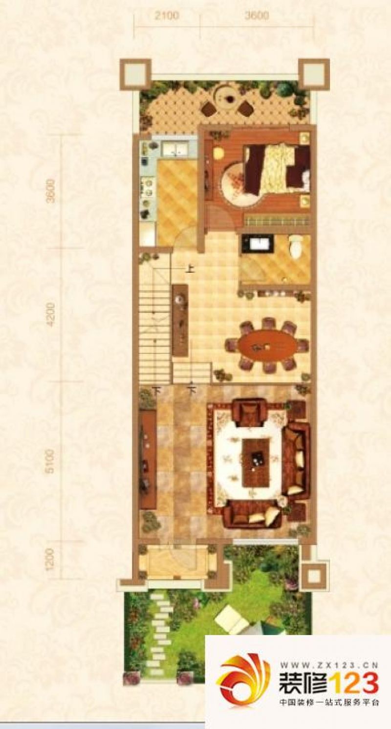 北京城建龙樾湾户型图联排c5户型.