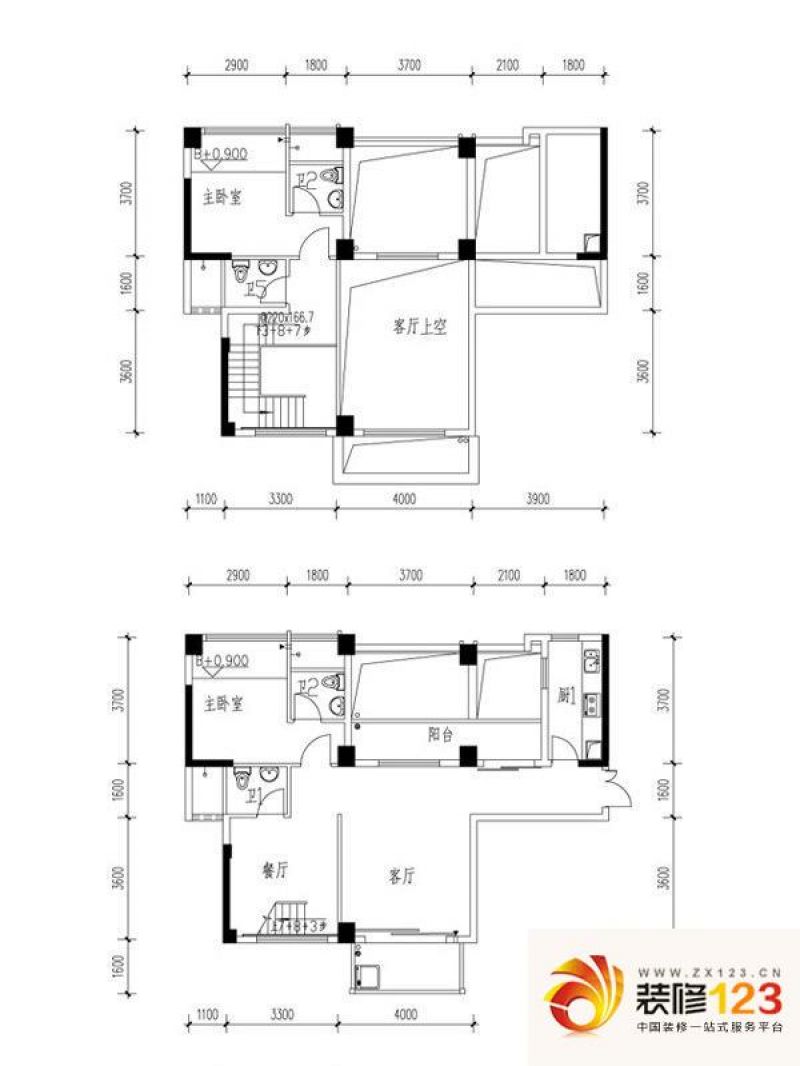 阳光清境户型图B栋1-5#楼1801、1 ...