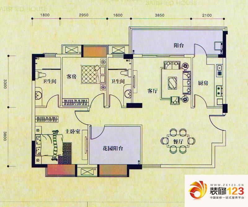 新长江顺心居户型图1栋1、2、3座 ...