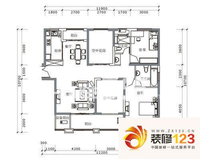 东惠家园户型图 户型图 2室1厅1 .