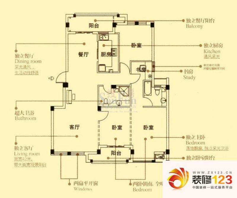 新仓山洋楼户型图10#11#楼01-06 ...