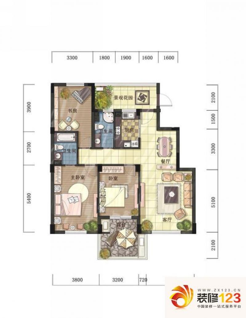 嘉兴盛世豪庭盛世豪庭户型图三期g户型图 2室2 .-我