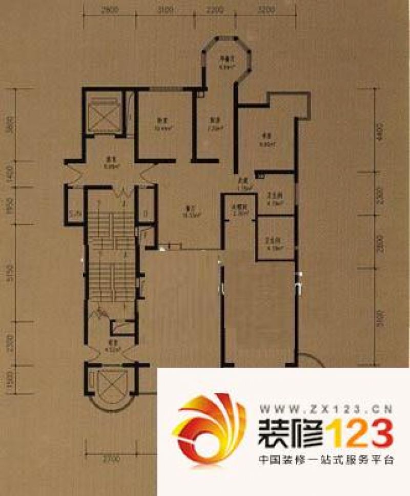 千禧学府苑 0室 户型图