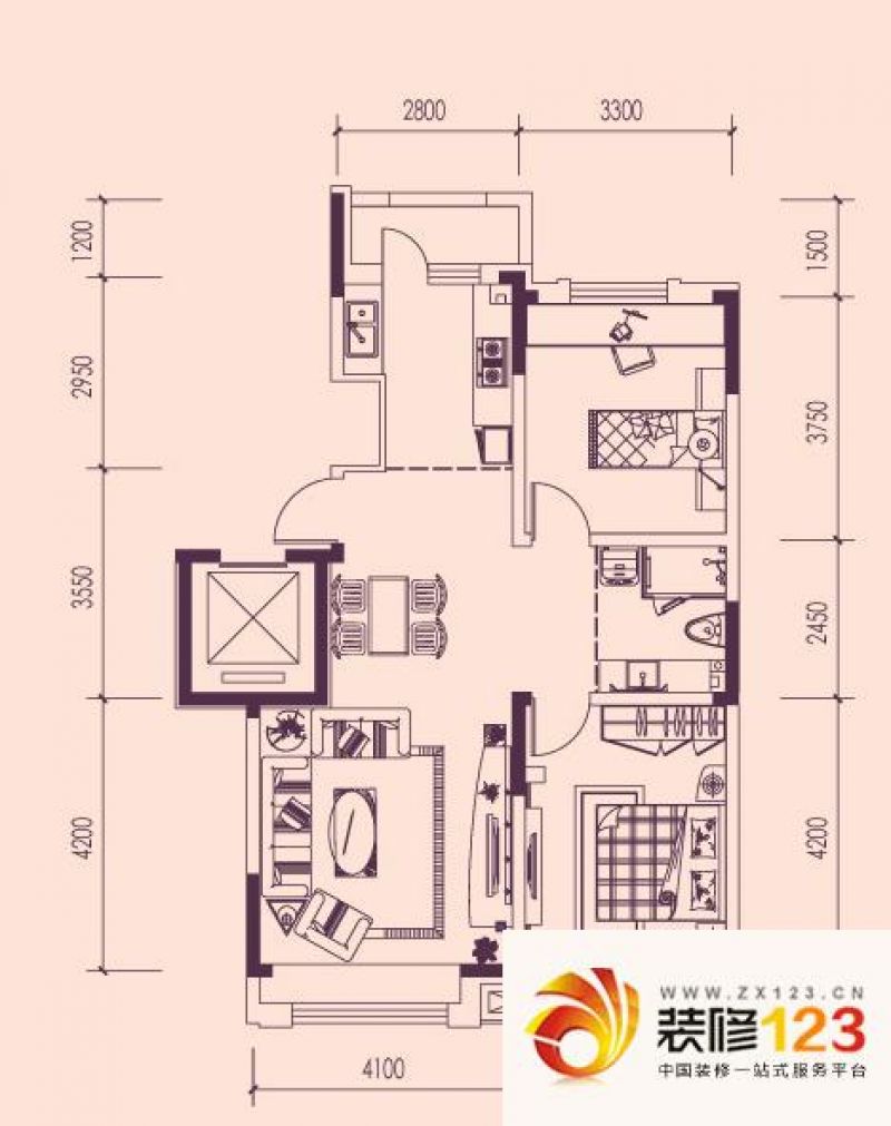 长春保利香槟保利香槟户型图巴尔组团c户型图 .图片