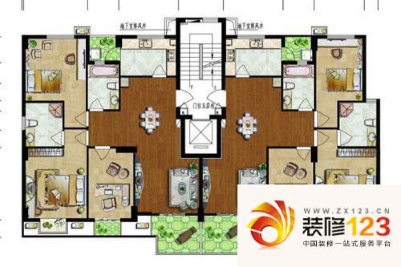 天合家园户型图户型图 6室4厅4卫 .